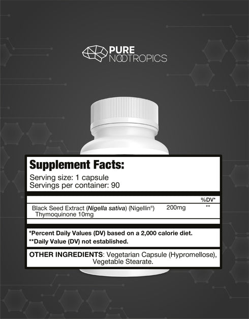 Nigellin® (Nigella sativa) Black Seed Oil Extract Capsules